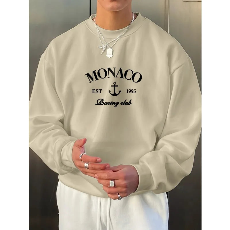 Autumn and winter fashion creative design sense printed warm and windproof fashion casual sportswear men's and women's hoodies