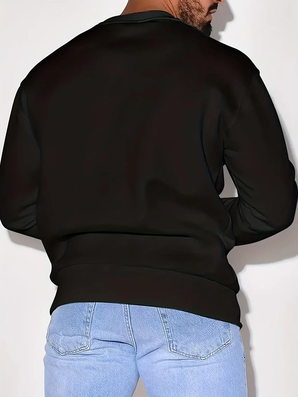 SAINTEND “California Los Angeles” Sweatshirt – Black Oversized Collegiate Streetwear