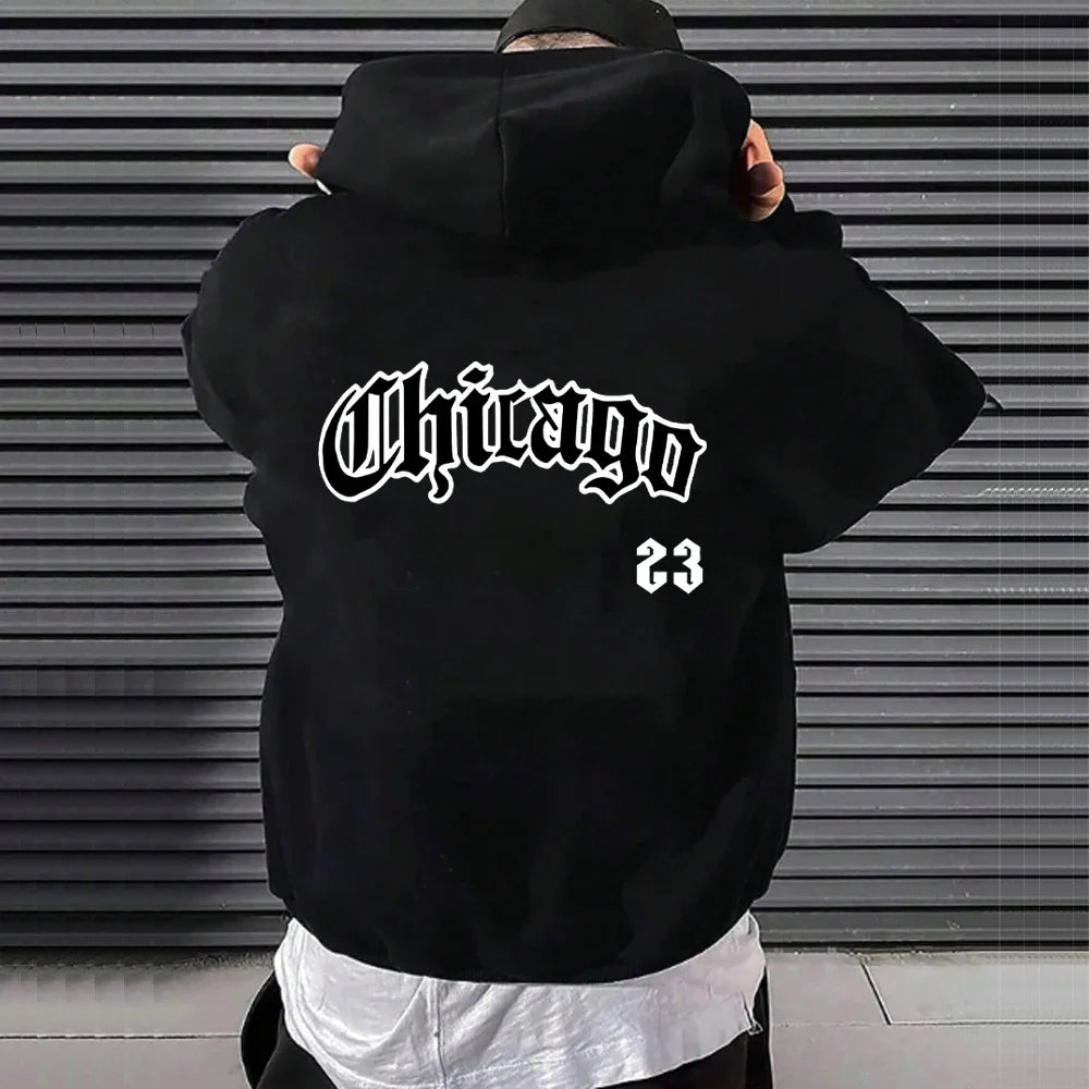 SAINTEND “Universal Money” Graphic Hoodie – Black Oversized Streetwear Hooded Sweatshirt