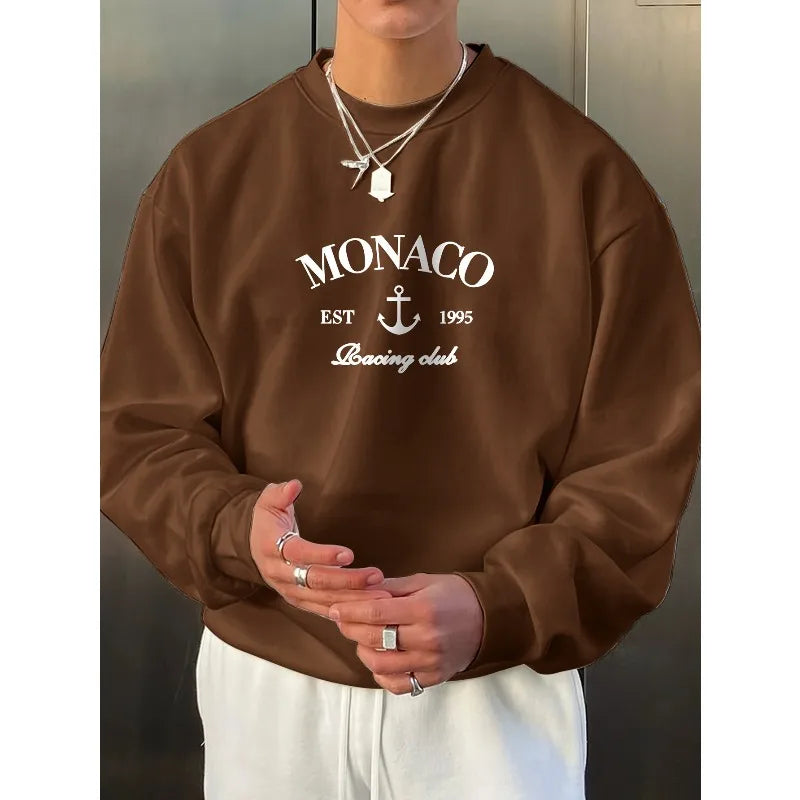 Autumn and winter fashion creative design sense printed warm and windproof fashion casual sportswear men's and women's hoodies