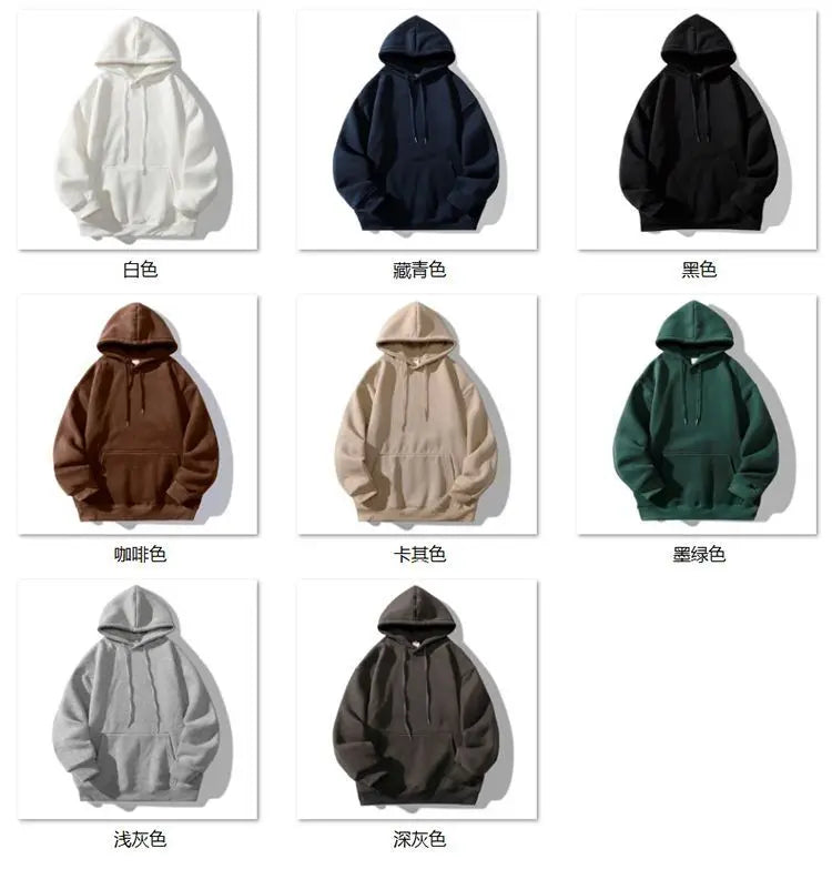 Gaoke Heavyweight Hooded Sweatshirt Men's Clothing Stiff Spring and Autumn Ins Trendy Brand Oversize Couple College Jacket