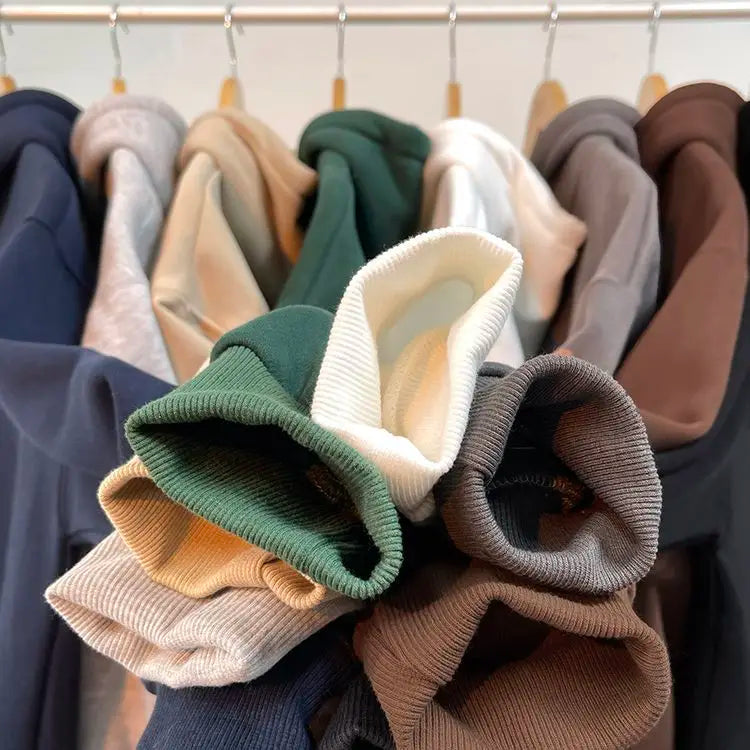 SAINTEND Essential Heavyweight Hoodie – Brown Oversized Minimal Streetwear