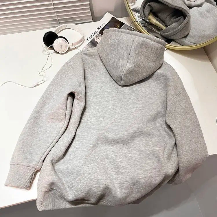 SAINTEND Essential Heavyweight Hoodie – Brown Oversized Minimal Streetwear